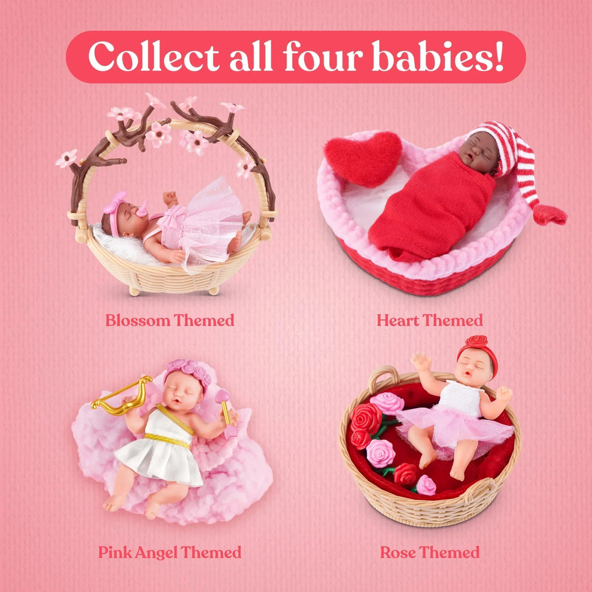 My Mini Baby Sweet Hearts Mystery Capsule - Baby Doll Toy with Accessories Collectible by ZURU