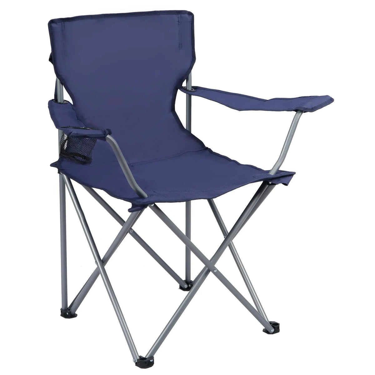 Ozark Trail Folding Camp Chair with Cup Holder – Lightweight, Portable Outdoor Chair for Camping, Tailgating & Sports – Peri Night