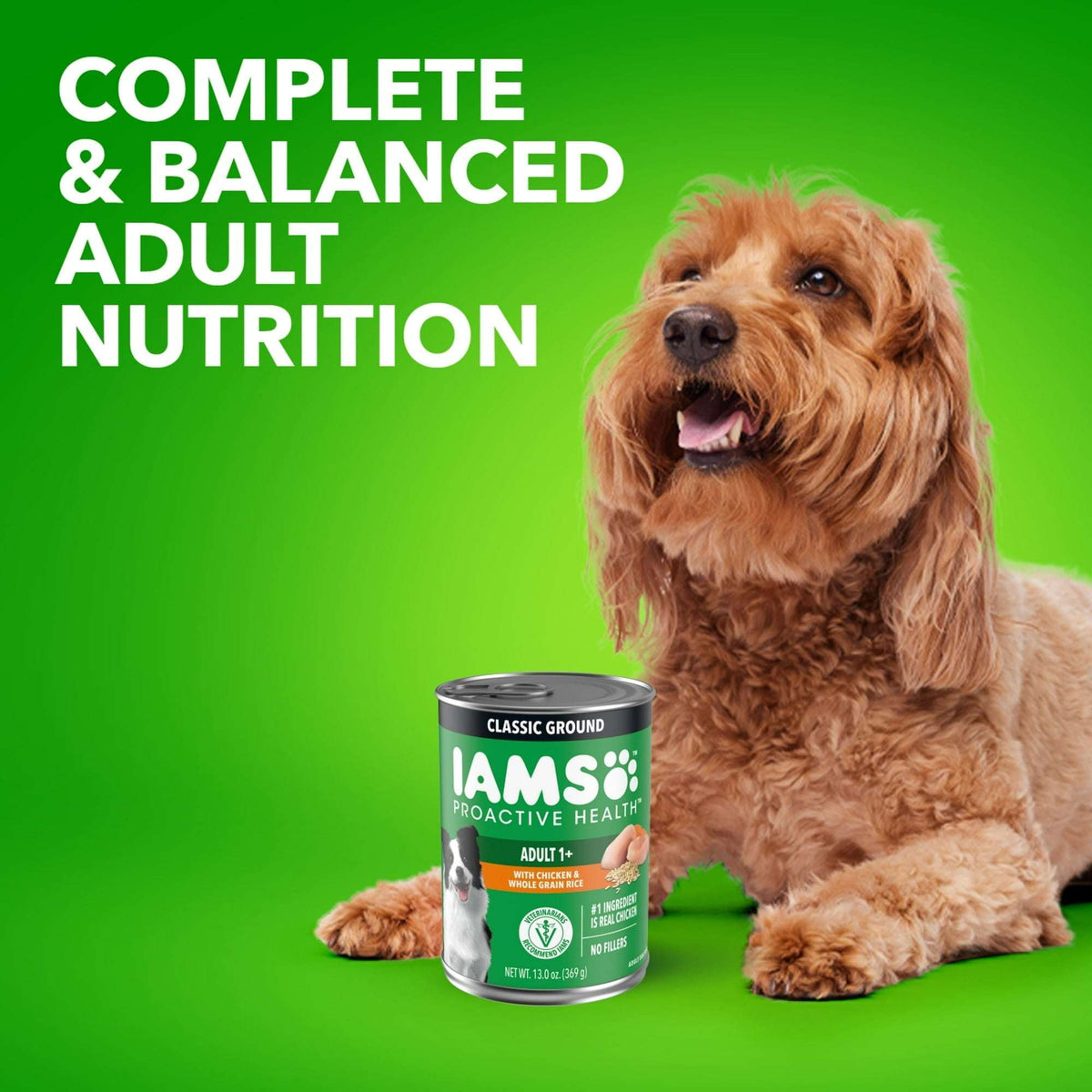 Iams Proactive Health Chicken And Whole Grain Rice Wet Dog Food, 13 Oz Cans (6 Pack)
