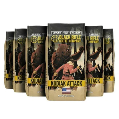 Black Rifle Coffee Company Kodiak Attack, Medium Roast, Ground Coffee, 12 oz