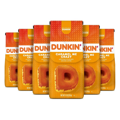 Dunkin’ Caramel Me Crazy Ground Coffee, 11 oz