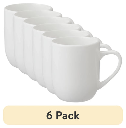 Mainstays Glazed White Stoneware 12 - Ounces Mug