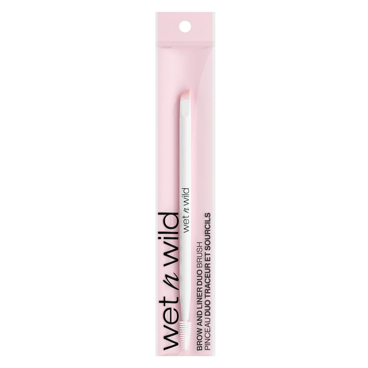 (6 pack) wet n wild Essential Brush - Brow & Liner Duo Brush