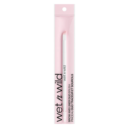 (6 pack) wet n wild Essential Brush - Brow & Liner Duo Brush