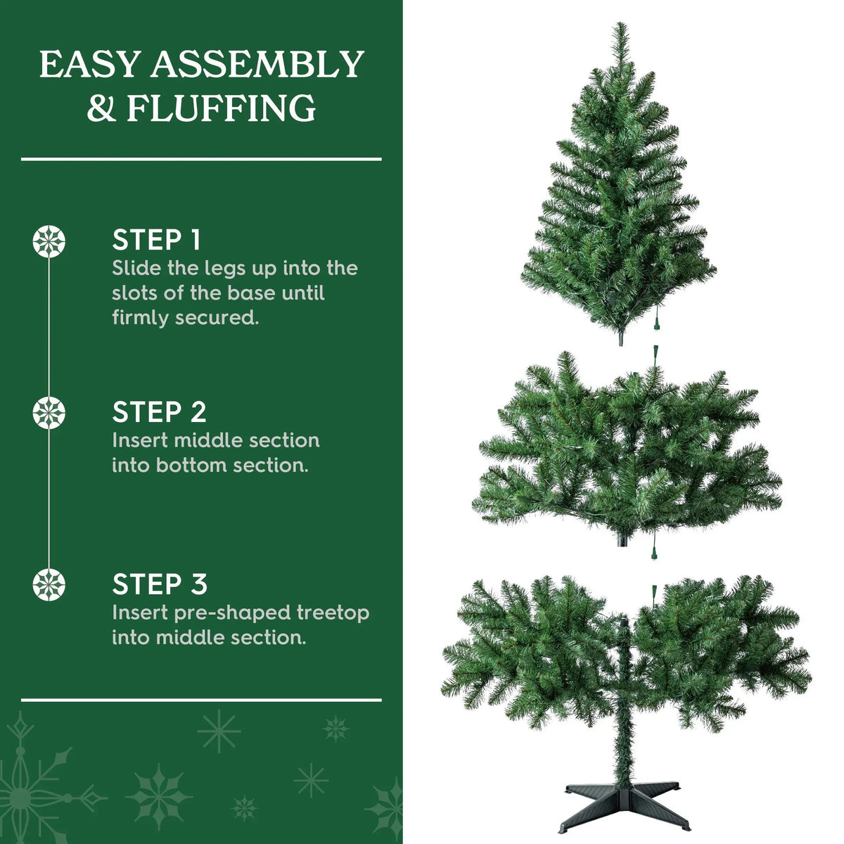 6.5 ft Pre-Lit Madison Pine Artificial Christmas Tree with 250 Color-Changing LED Lights and Stand, by Holiday Time