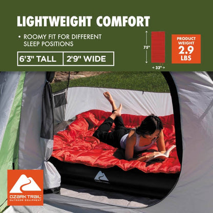 (3 pack) Ozark Trail 50 F Rectangular Sleeping Bag
