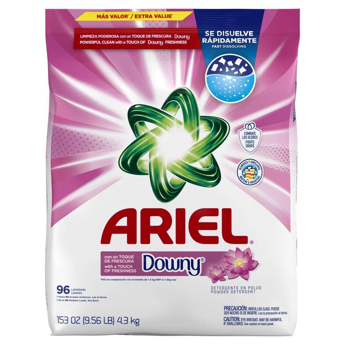 Ariel with a Touch of Downy Freshness, Powder Laundry Detergent, 4.3 kg, 96 Loads