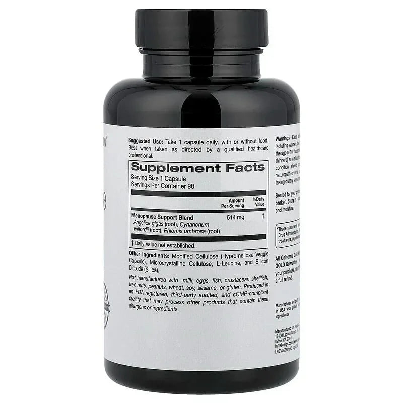 California Gold Nutrition, Beauty, Menopause Support with Angelica gigas, Cynanchum wilfordii, Phlomis umbrosa and L-Leucine