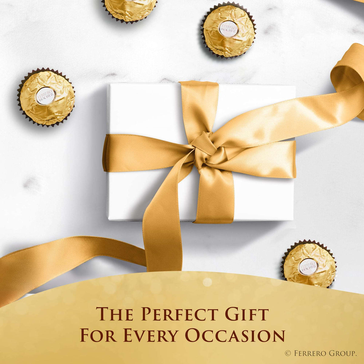 Ferrero Rocher Gourmet Hazelnut Milk Chocolate, 3 Individually Wrapped Chocolates, 1.3 oz