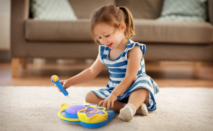 Ms. Rachel Karaoke Microphone Sing-Along Musical Boombox, Child Electronic Learning Systems for 18+ Months