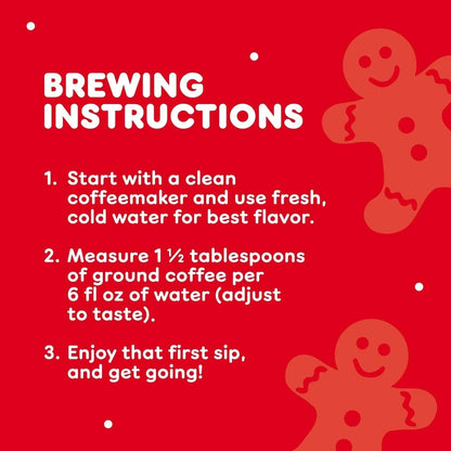Dunkin’ Gingerbread Artificially Flavored Coffee, Ground Coffee, 11 oz Bag