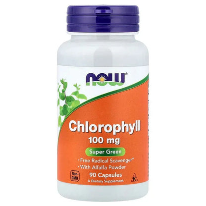 NOW Foods, Chlorophyll, 90 Capsules