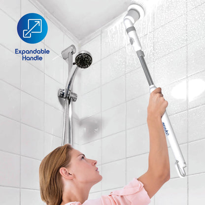 Ionvac Scrub It Electric Spin Scrubber, Multi-surface Rechargeable Cordless Scrub Brush with 9 Cleaning Brush Heads