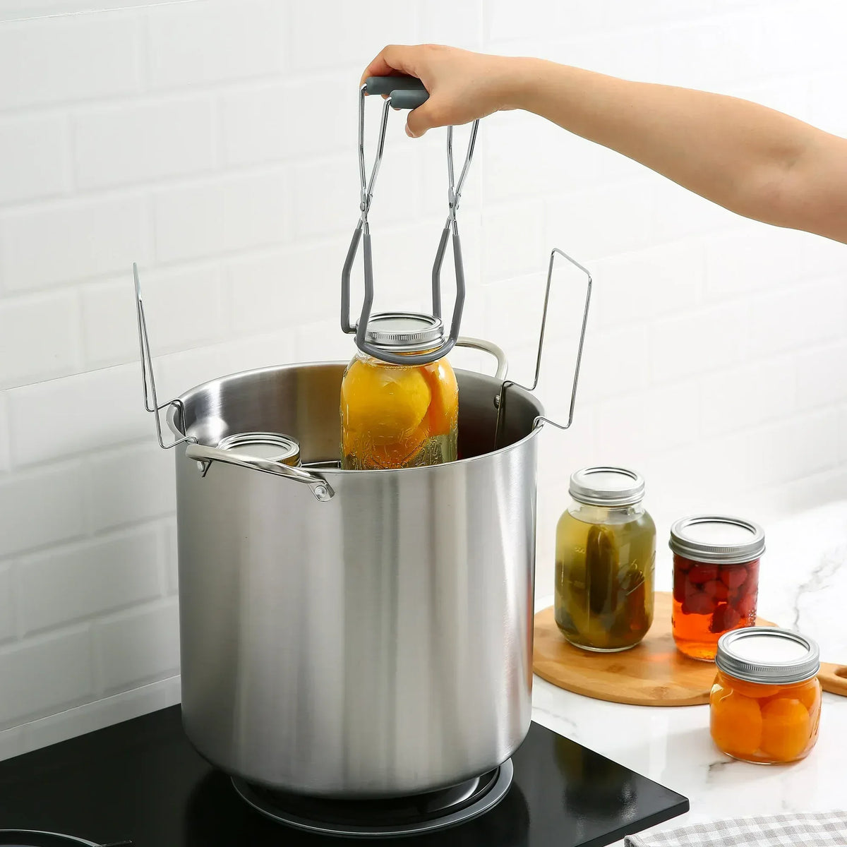 Mainstays 5-Piece Complete Water Bath Canning Kit, Essential Canning Supplies Starter Kit