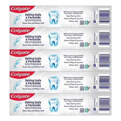 Colgate Baking Soda and Peroxide Whitening Toothpaste, 5 pk./8 oz. - Brisk Mint