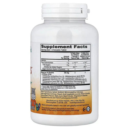 NOW Foods, Kids, Berry Dophilus™, Chewables