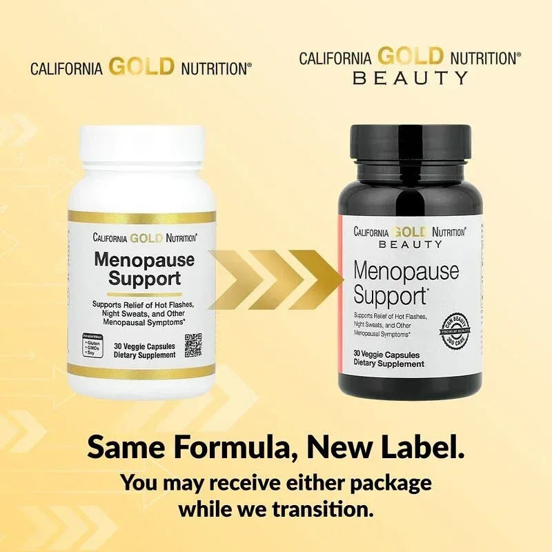 California Gold Nutrition, Beauty, Menopause Support with Angelica gigas, Cynanchum wilfordii, Phlomis umbrosa and L-Leucine