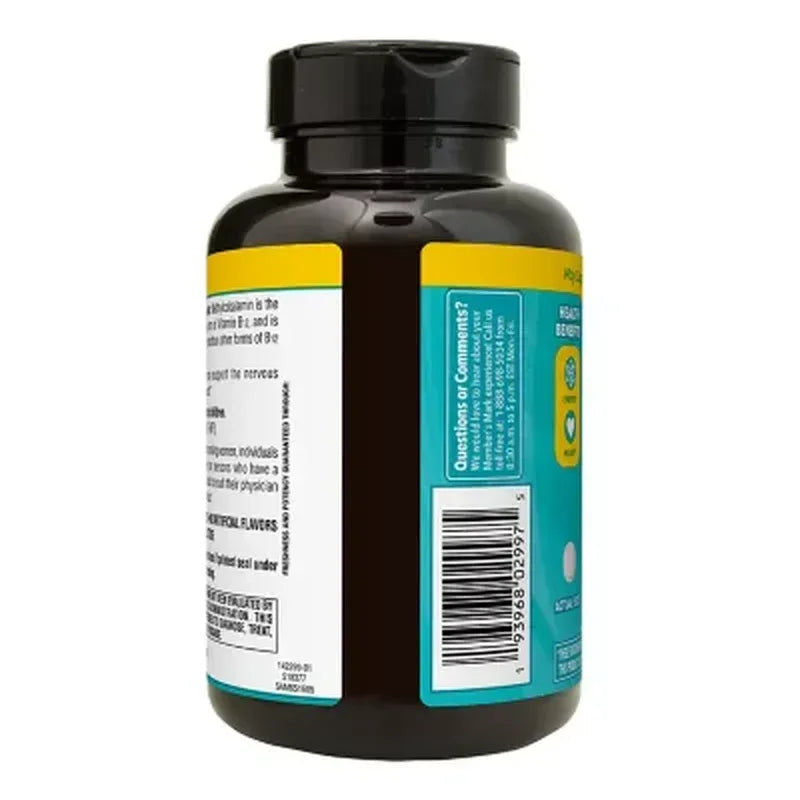 Member’s Mark Vitamin B12 Quick Dissolve Tablets, 5000 mcg, Cherry, 300 ct.
