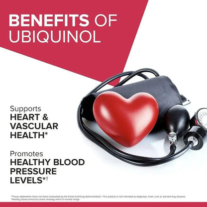 Qunol, Mega CoQ10 Ubiquinol, 100 mg, Softgels