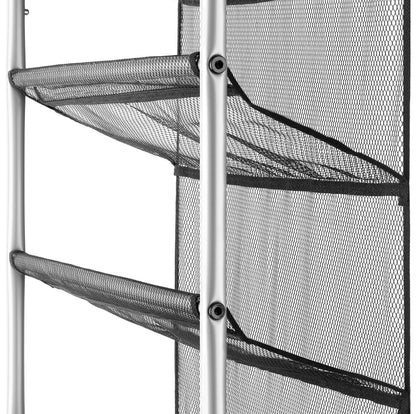 Mainstays Over-the-Door Hanging Shoe Rack, Fits up to 36 pairs, Space Saving, Mesh Lined Tear Resistant