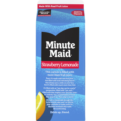 Minute Maid Strawberry Lemonade Carton, 59 fl oz