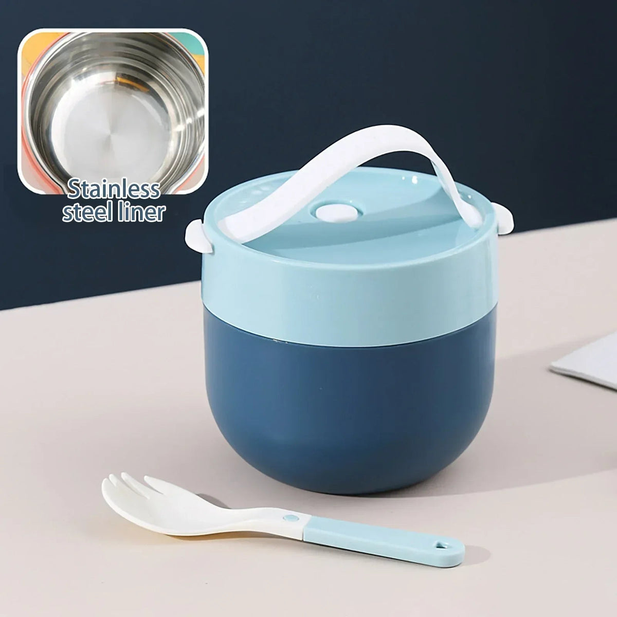 Stainless Steel insulated Lunch Box,Square Thermos Hot Food Container,Nsulated Sandwich Container,insulated Snack Containermini insulated Food Jar,Multi Function Food Container for Preserving Food