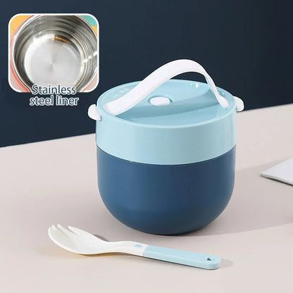 Stainless Steel insulated Lunch Box,Square Thermos Hot Food Container,Nsulated Sandwich Container,insulated Snack Containermini insulated Food Jar,Multi Function Food Container for Preserving Food