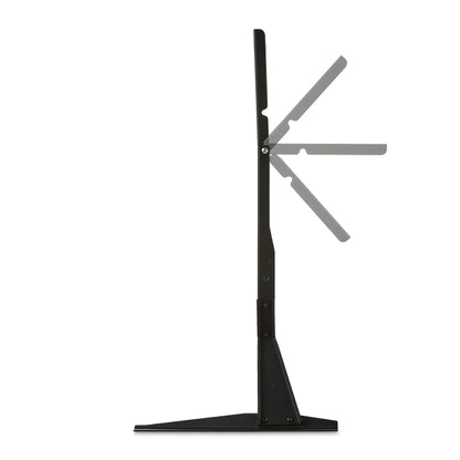 onn Tabletop TV Stand for 37" to 70" TVs, Holds up to 110 lbs, Black- Metal Legs for Tabletop