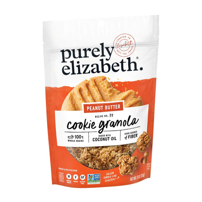 Purely Elizabeth Cookie Granola, Peanut Butter, Gluten-Free, 9 oz Bag