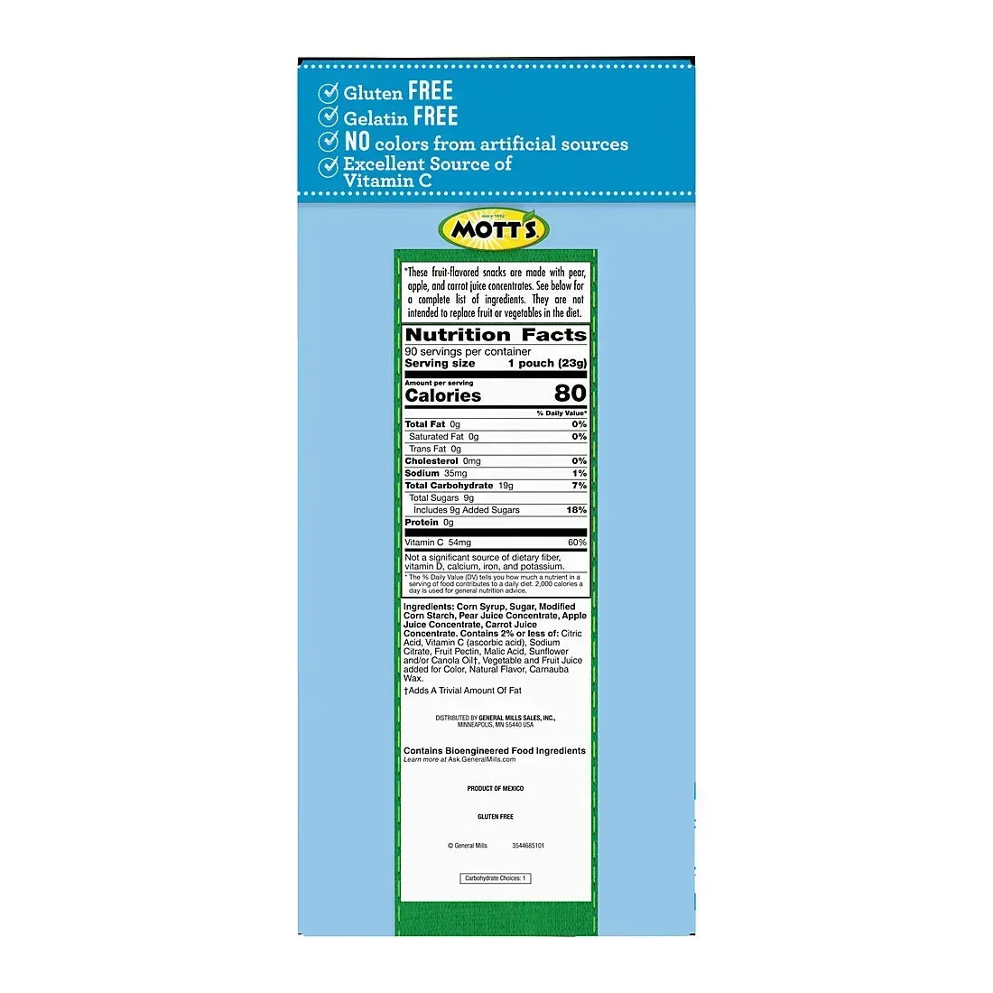 Mott's Fruit Flavored Snacks, 90 ct.