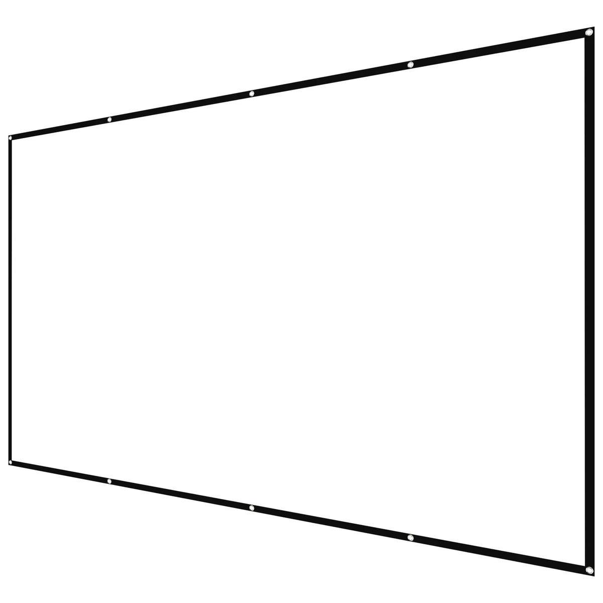 onn 120" Portable Indoor/Outdoor 16:9 Wall-Mounted Theater Projection Screen