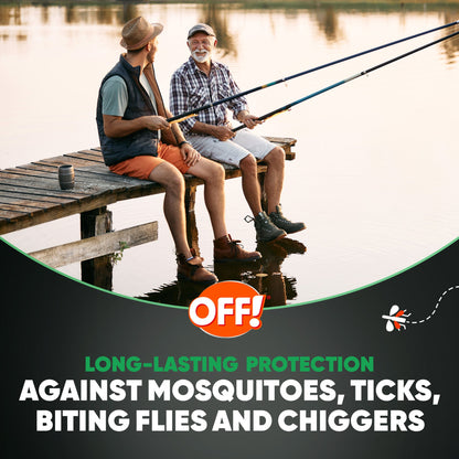 OFF! Sportsmen Deep Woods Insect Repellent 3, Sweat Resistant Mosquito & Bug Spray, 8 oz