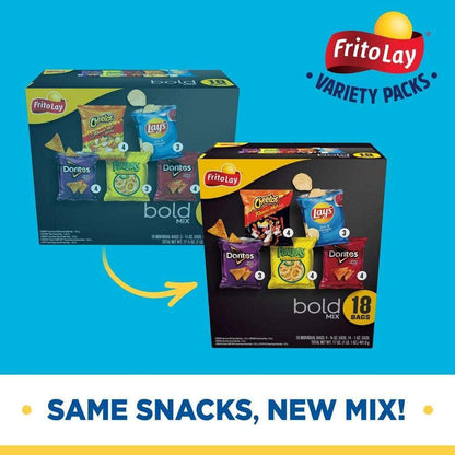 Bold Mix Variety Pack Snack Chips, 18 Count Multipack