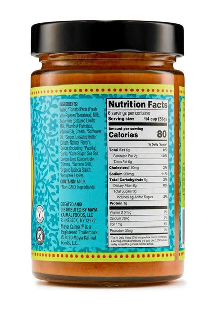 Maya Kaimal Tikka Masala Simmer Sauce, 12.5 oz