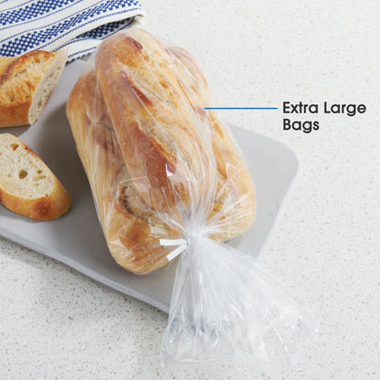 Great Value Twist Tie Storage Bags, Gallon, 100 Count