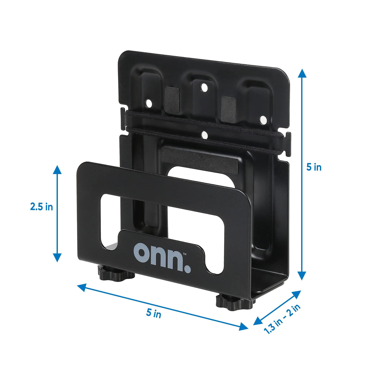 Onn Adjustable Wall Mount for most Streaming Devices, Black