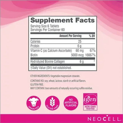 Neocell Super Collagen + Vitamin C & Biotin Tablets (360 Ct.)