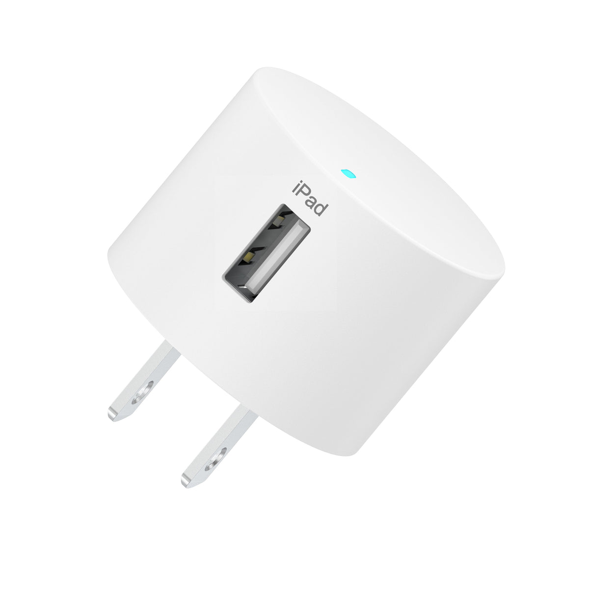 onn 12W Single USB-A Port Wall Charger with 3ft Lightning to USB Cable, MFI Certified Foldable Plug, White - Compatible with iPhone 14/13/12/11/X/XR/XS/8/7/6/5, iPad, Airpods and more