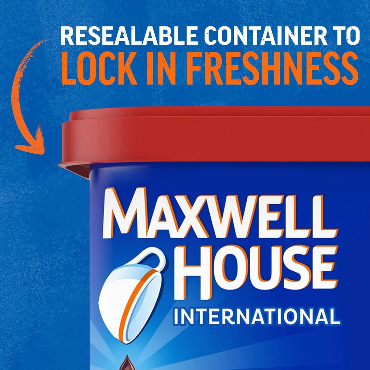 Maxwell House Instant Cafe-Style Beverage Mix, Easy to Prepare, 1 Canister, for Quick Morning Coffee or Afternoon Treat, Suisse Mocha Cafe, Kosher Dairy, 7.2 oz