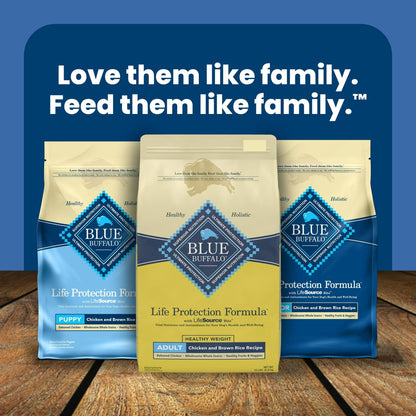 Blue Buffalo Life Protection Formula Healthy Weight Adult Dry Dog Food, Chicken, 15-lb Bag