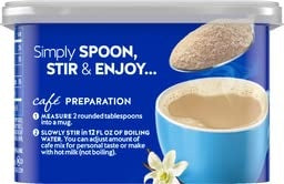 Maxwell House Instant Cafe-Style Beverage Mix, Decaf and Sugar Free, Easy to Prepare, 1 Canister, for Quick Morning Coffee or Afternoon Treat, French Vanilla Cafe, Kosher Dairy, 4.3 oz