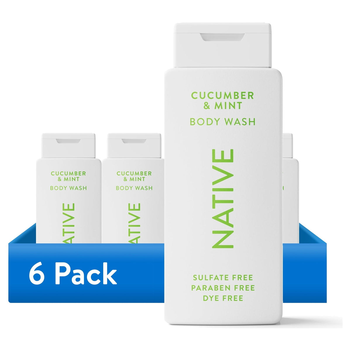 Native Body Wash, Cucumber & Mint, for Women & Men, 18 fl oz