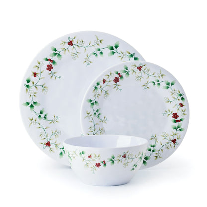 Pfaltzgraff Winterberry Melamine 24 Peice Set