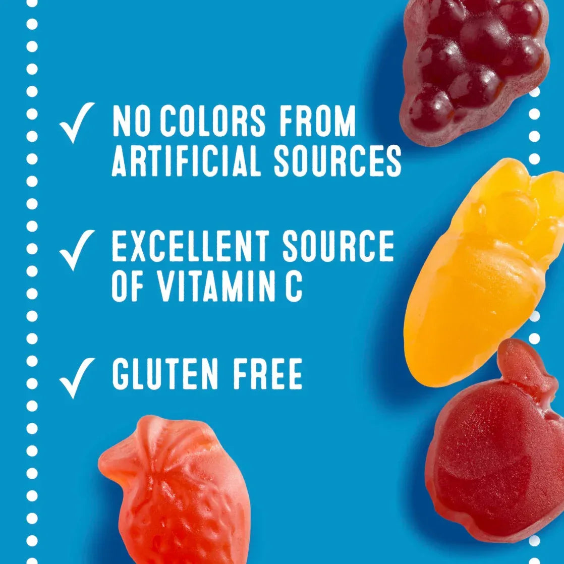 Mott's Fruit Flavored Snacks, Assorted Fruit, Gluten Free, Value Pack, 22 Pouches, 17.6 oz