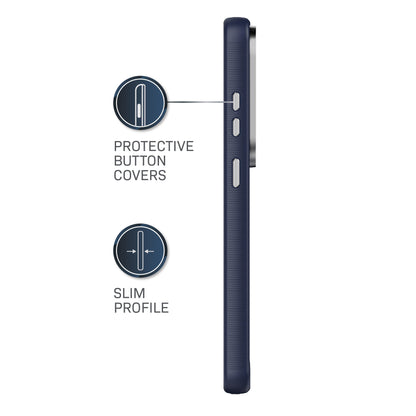 Body Glove Magnetic Compatible Reflector Phone Case for Samsung Galaxy S26 - Metallic Blue