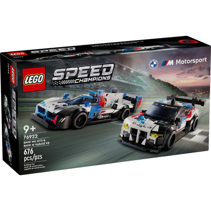 LEGO Speed Champions BMW M4 GT3 &amp; BMW M Hybrid V8 Building Toys - Race Car Toys for Kids, Boys &amp; Girls, Ages 9+ - Gift for Christmas - W/ 2 Minifigures - 7692