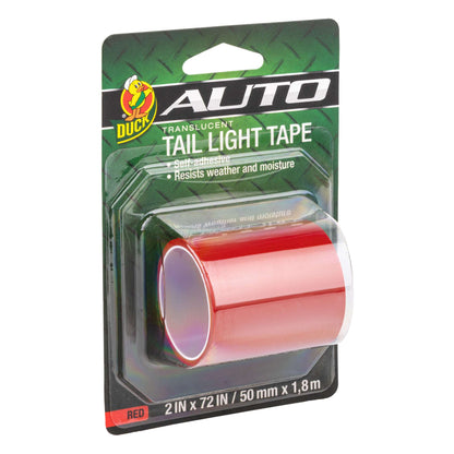 Duck Brand Translucent Tail Light Tape - Red, 2 in. x 72 in.