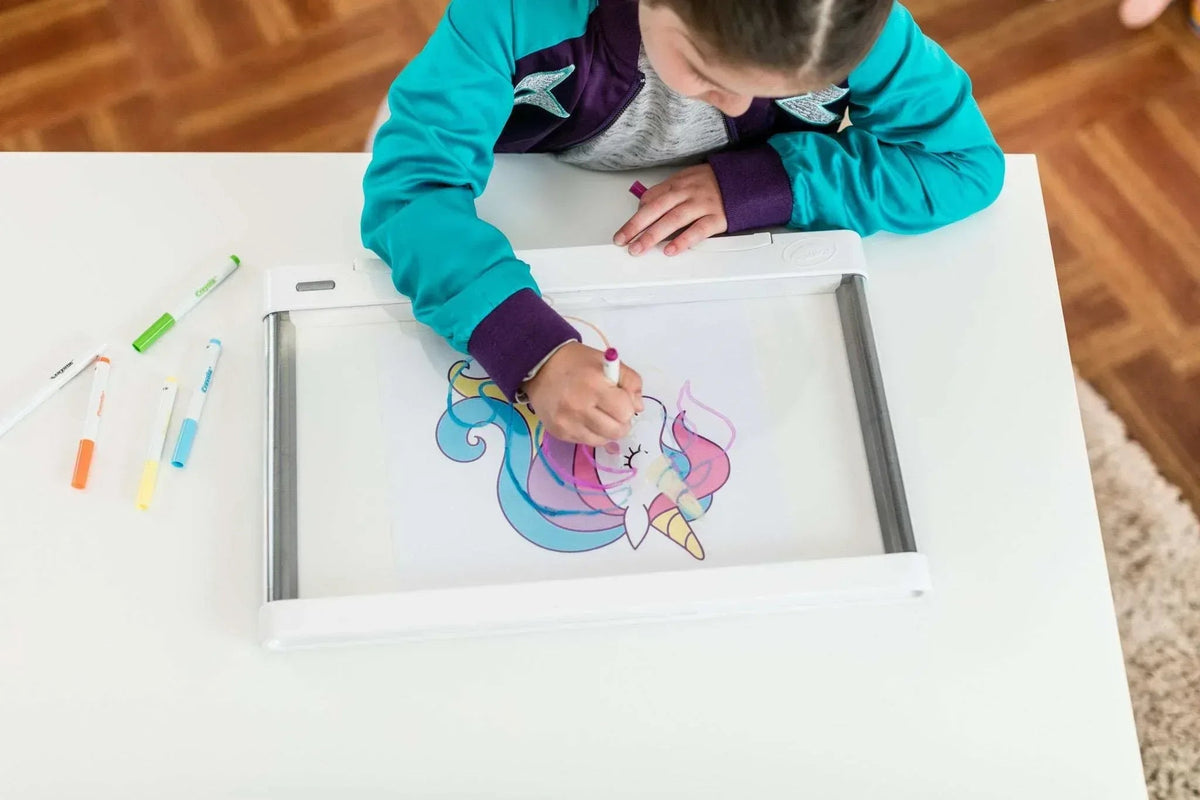 Crayola Ultimate Light Board, White, Holiday & Christmas Gifts for Kids, LED Tracing & Drawing Board, Light Up Toy, Gift, Ages 6 & Up