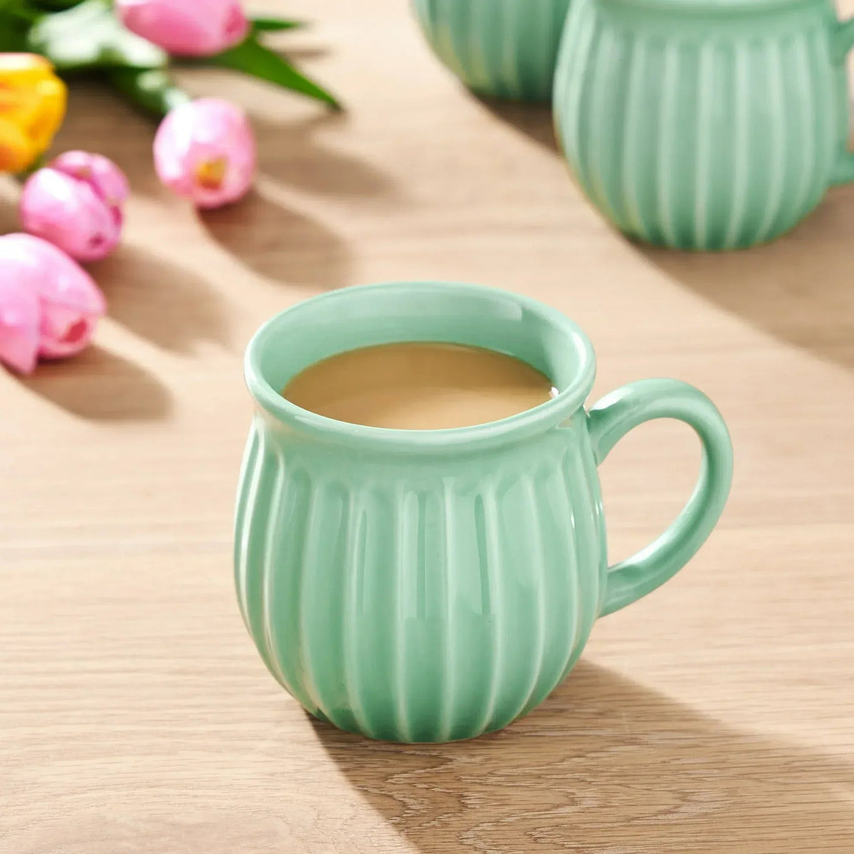 The Pioneer Woman Colette 12 oz Green Stoneware Mug