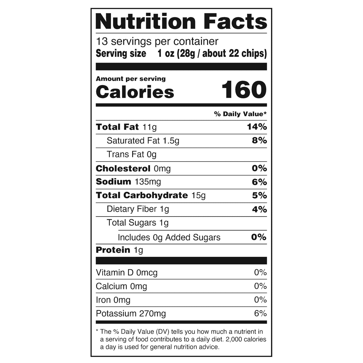 Great Value Original Wavy Potato Chips Party Size, 13 oz